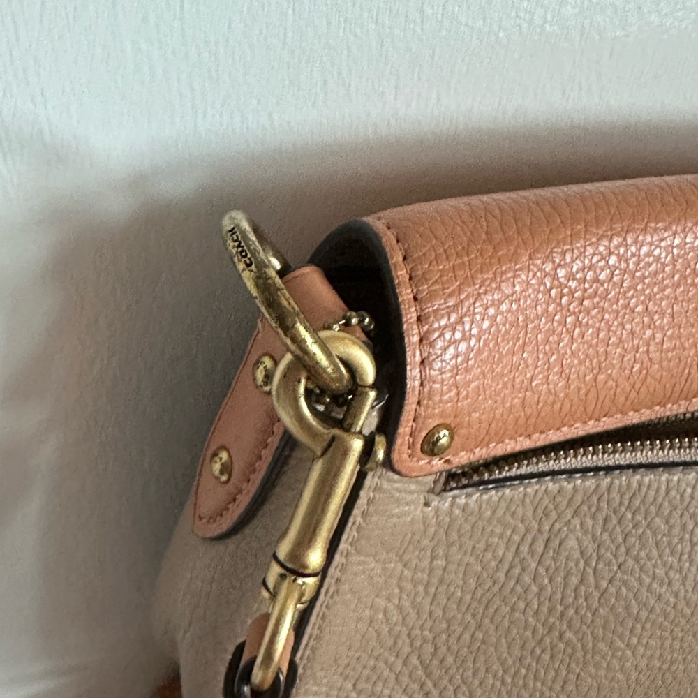 RARE Coach colorblock floral Jade crossbody - Picture 13 of 16